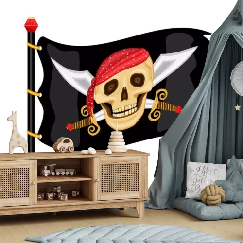 Sticker Piratenflagge-Piraten