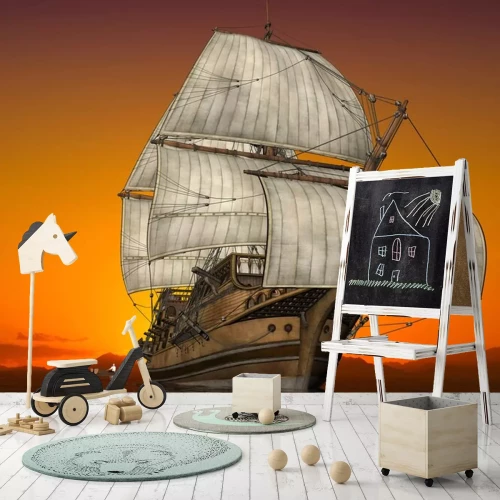 Sticker Das alte Schiff