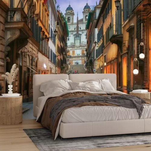 Fototapete Nachtleben in Rom