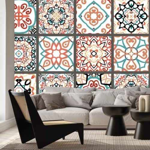 Sticker Arabische dekorative Fliesen