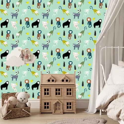 Tapete Niedliche Märchenwesen