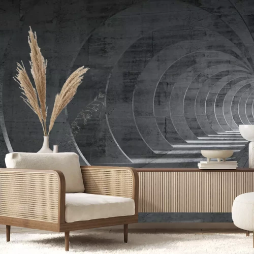 Fototapete Tunnel Tiefe