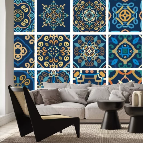 Sticker Arabische dekorative Fliesen