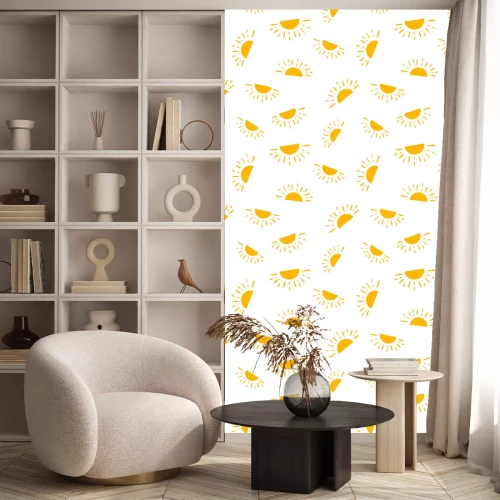 Tapete Die Sonne hinter dem Horizont