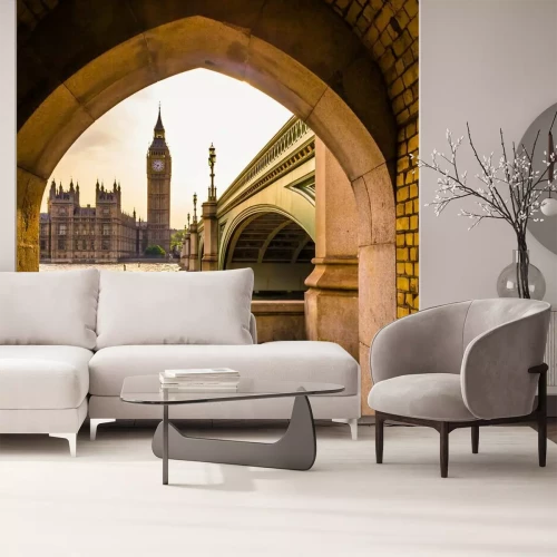 Sticker Bunter Big Ben - Ungewöhnlicher Winkel