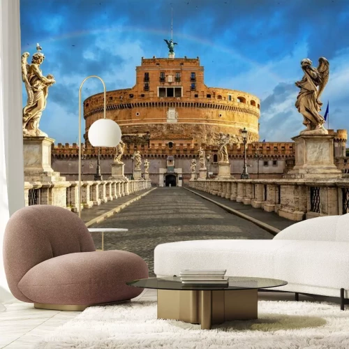 Fototapete Engelsburg in Rom