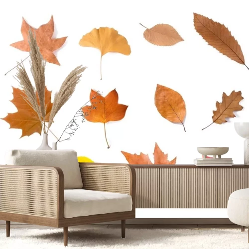 Sticker Gruppe getrockneter Blätter