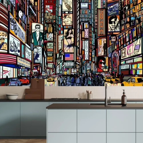 Sticker Straße in New York City