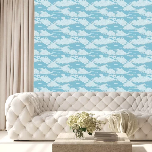 Tapete Nahtloses Wolkenmuster