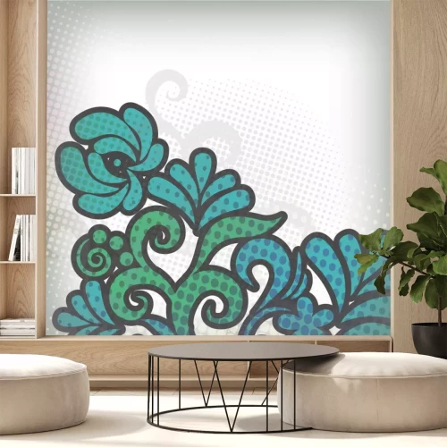 Sticker Bright abstrakten Hintergrund im Grunge-Stil