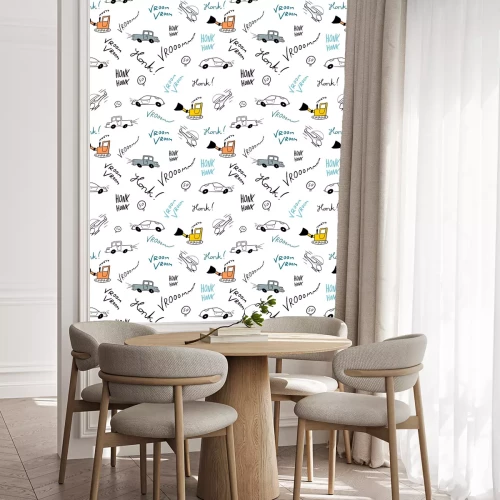 Tapete Doodle textile vector