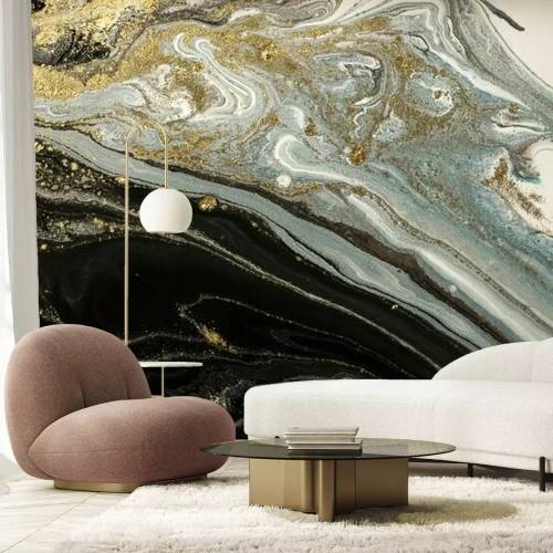 Fototapete Abstraktes gemischtes Marmormuster
