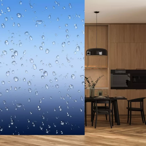 Sticker Wet Glasfenster Hintergrund