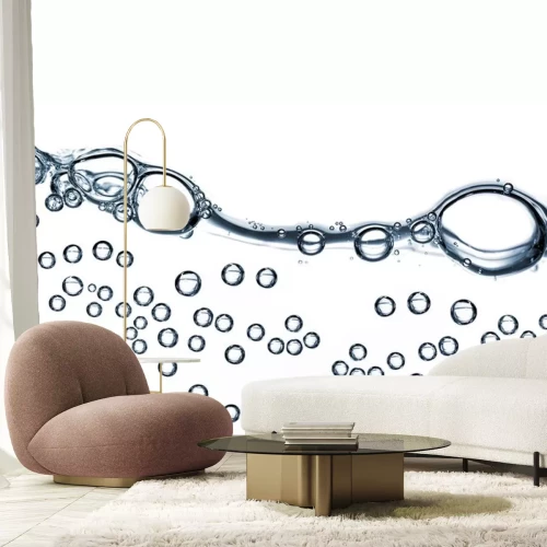 Sticker Wasserblasen isoliert auf weiß