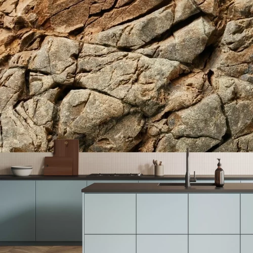 Fototapete Beigefarbene Steine