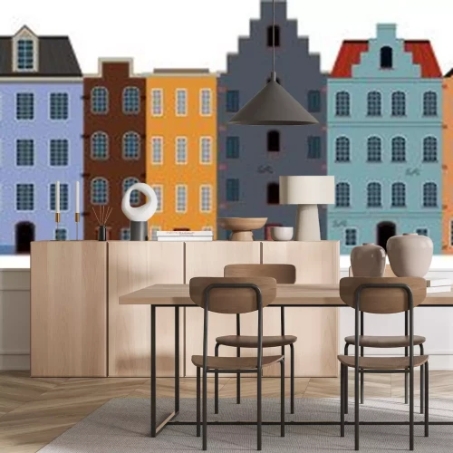 Sticker A traditional dutch house