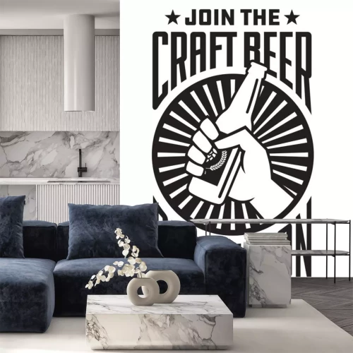 Sticker Craftbeer Grafik mit Aufschrift