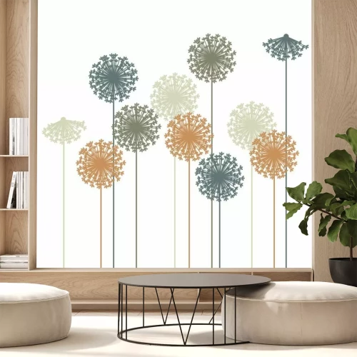 Sticker Große Blüten des Löwenzahns