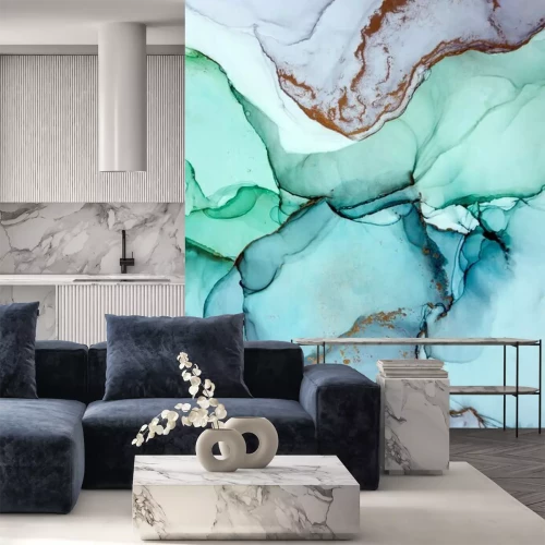 Sticker Ink, paint, abstract. Closeup of the painting. Colorful abstract painting background. Highly-textured oil paint. High quality details.