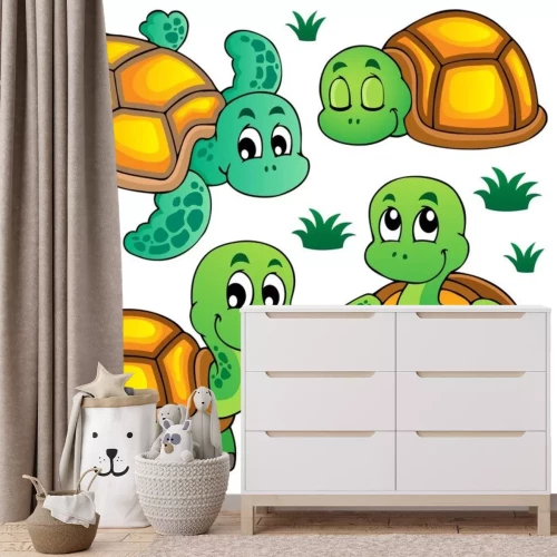 Sticker Bild mit schildkrötethemageburtstag 1