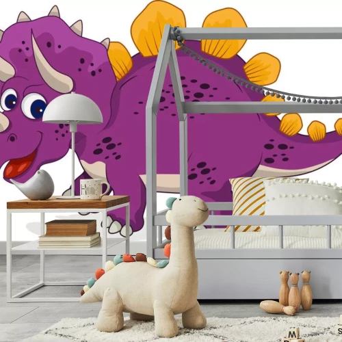 Sticker lustig Dinosaurierkarikatur