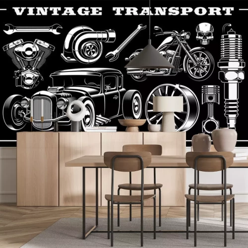 Sticker Motive alte Autos