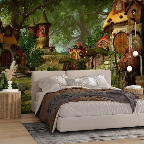 Fototapete Stadt der Elfen Fantasy