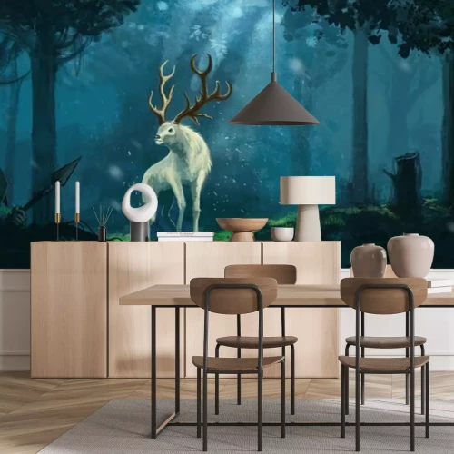 Fototapete Tier im Fantasy-Wald