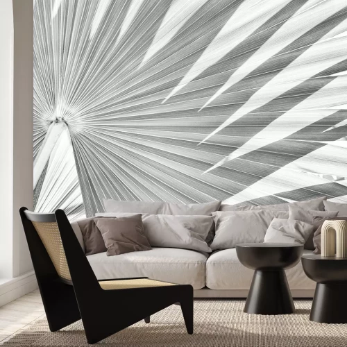 Fototapete Einfarbiges Muster mit Natur