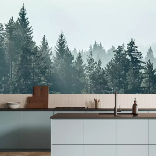 Fototapete Herbstmorgen in den bergen