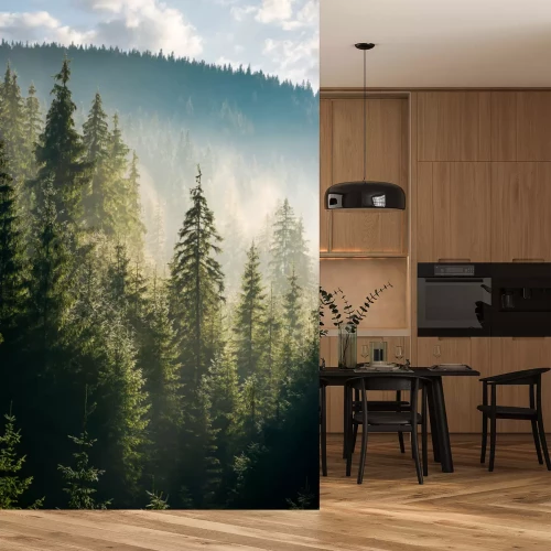 Sticker Weite nadelbäume