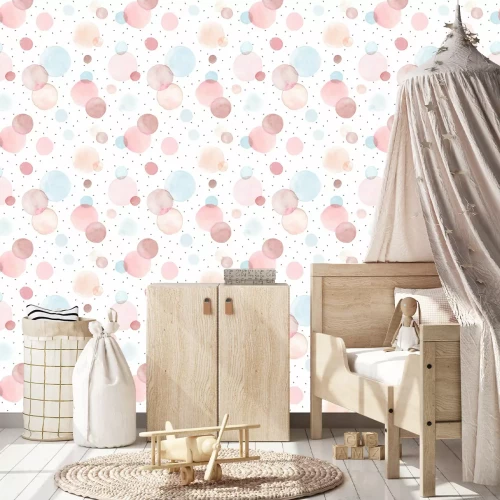 Tapete Bunte Seifenblasen