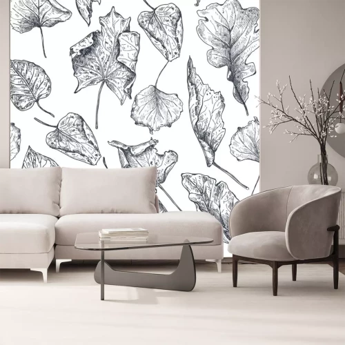 Sticker Trockenes Herbstlaub