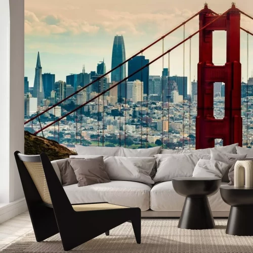 Fototapete Blick auf die Stadt San Francisco