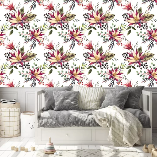 Tapete Tropische Blumen