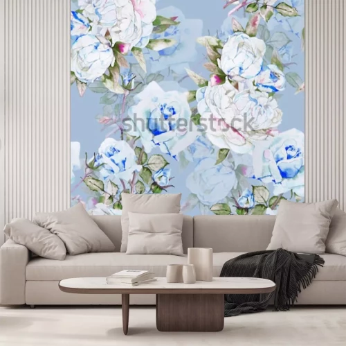 Fototapete Glamour rosa Pfingstrosen