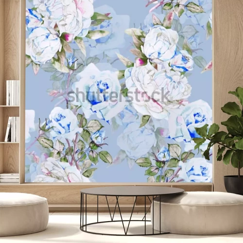 Fototapete Glamour rosa Pfingstrosen