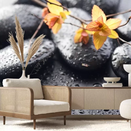 Sticker Wet Zen Spa Steine