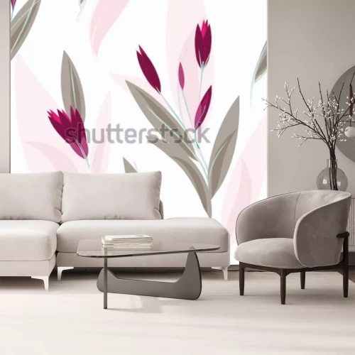 Sticker Blüten mit länglichen Knospen