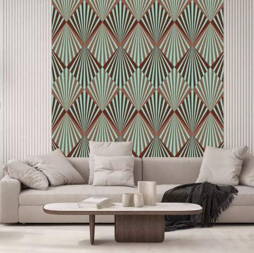 Fototapete Geometrisches Retro-Motiv