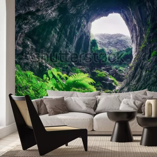 Fototapete Kontinent mit Grün