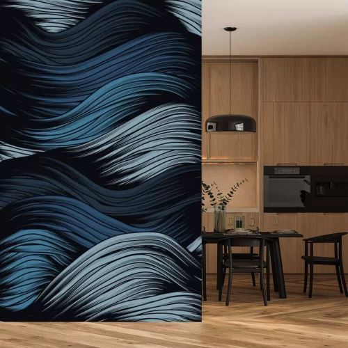 Sticker Abstrakte Wellen