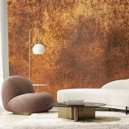 Fototapete Braun rostiger Hintergrund mit Textur