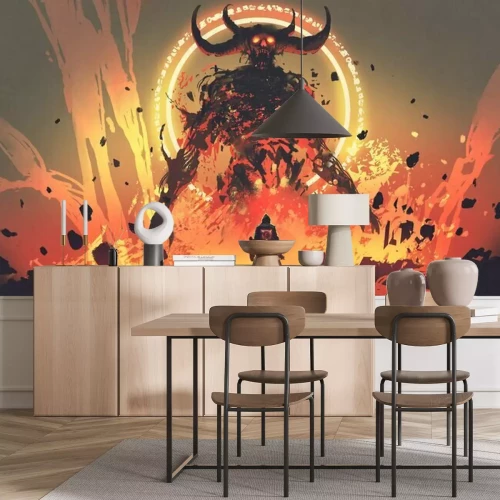 Fototapete Dämon aus der Hölle im Fantasy-Stil