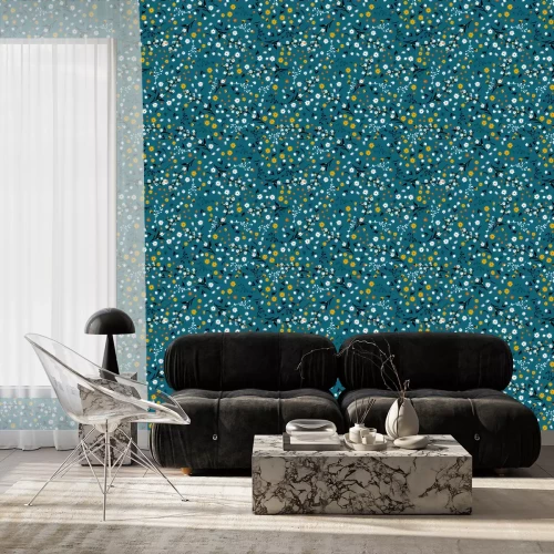 Tapete Kleines Blumenmuster