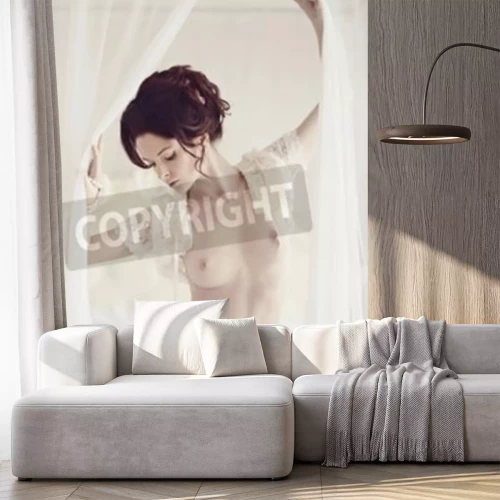 Fototapete Erotischer Akt mit Frau