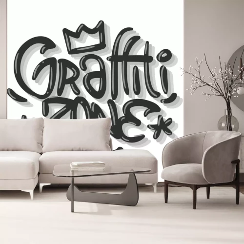 Sticker Hip Hop Related Tag Graffiti Influenced Label Sign Logo  Lettering for t shirt or sticker on a white background. Vector Image.