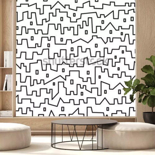 Fototapete Abstrakte Stadt