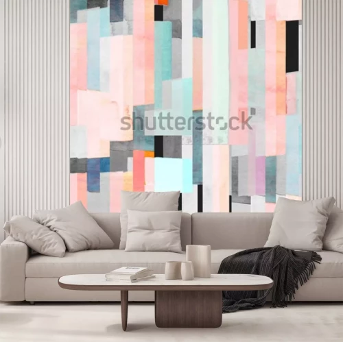 Fototapete Abstrakter Hintergrund aus Figuren