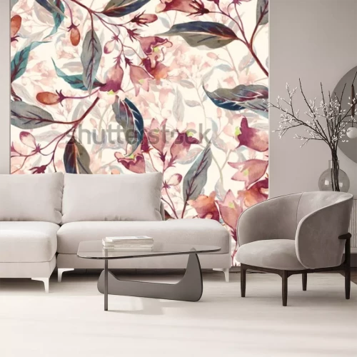 Sticker Weigelas Blumenmuster